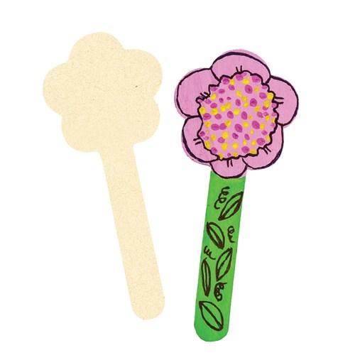 Craft Sticks - Flower - Pack of 10