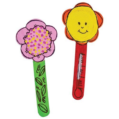 Craft Sticks - Flower - Pack of 10