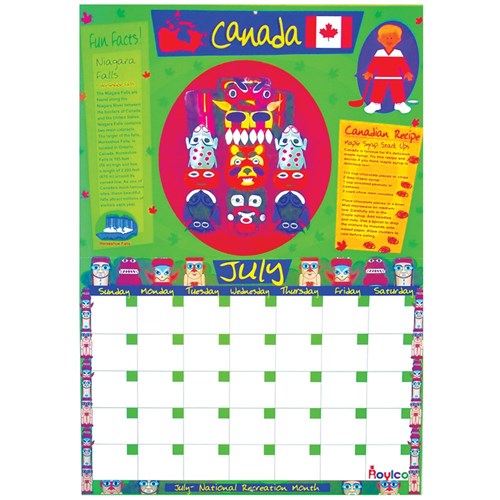 Multicultural Calendar & Sticker Set