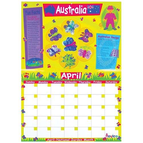 Multicultural Calendar & Sticker Set