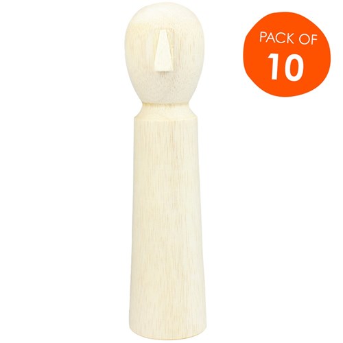 Wooden Totems - Pack of 10