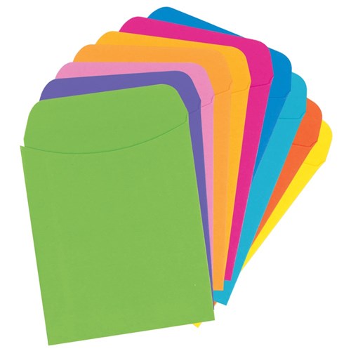 Bright Library Pockets - Pack of 30