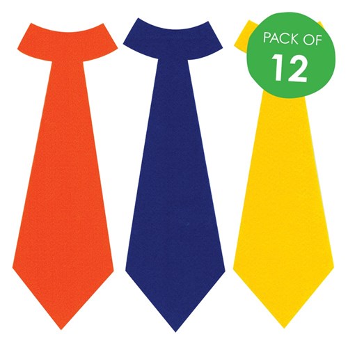 Felt Ties - Pack of 12