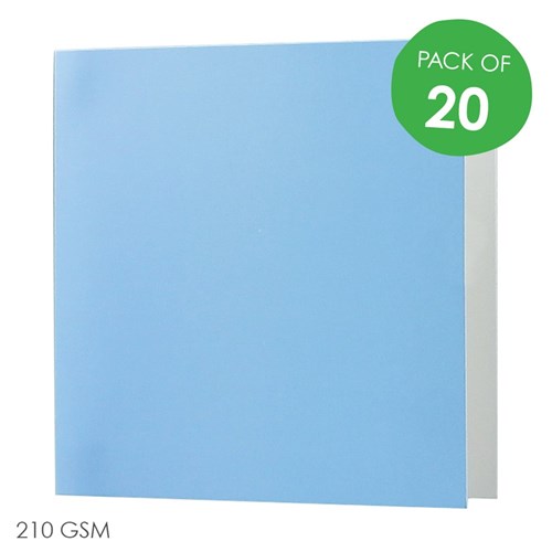 Square Cards - Blue - Pack of 20