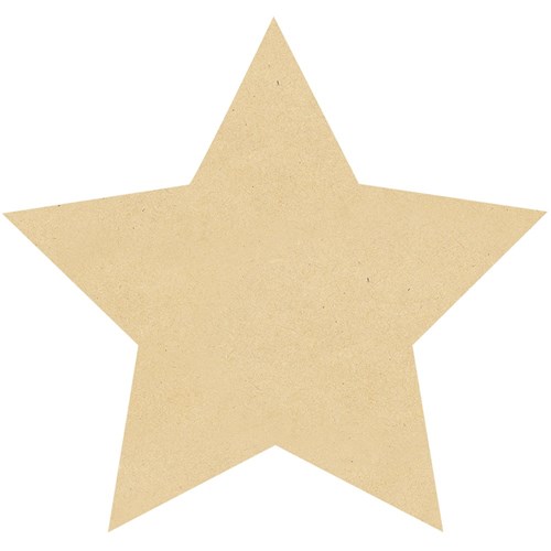 Wooden Star Shape - Large