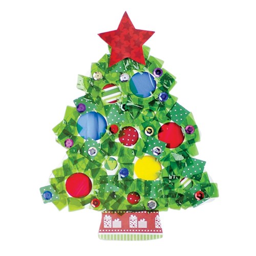 Christmas Tree Cutout Activity Pack