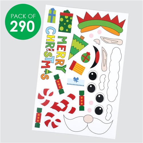 Christmas Character Stickers - Pack of 290