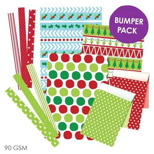 Bumper Paper Pack - Red & Green