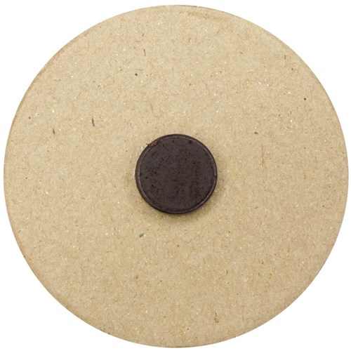 Papier Mache Circle Magnets - Pack of 10