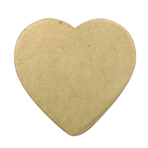 Papier Mache Heart Magnet - Pack of 10