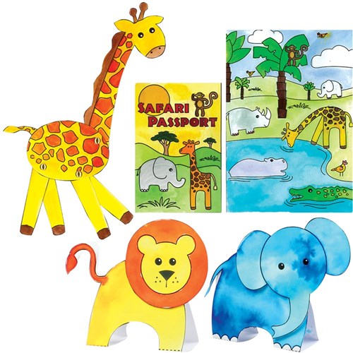 All About Wild Animals & the Jungle Blackline Masters - Pack of 10