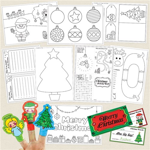 All About Christmas Blackline Masters - Set 1 - Pack of 10