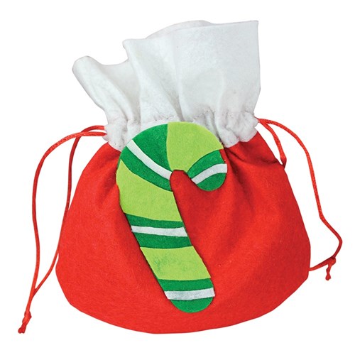 Christmas Felt Bags - Pack of 10