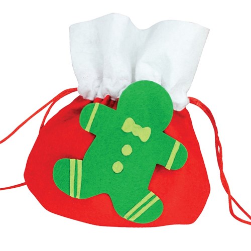 Christmas Felt Bags - Pack of 10