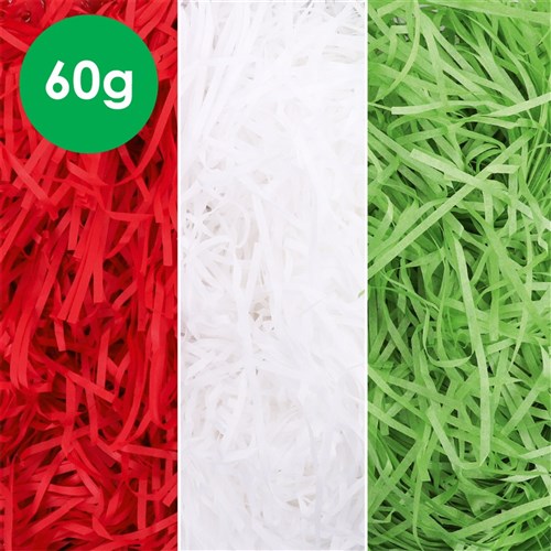 Christmas Shredded Paper - 60g Pack