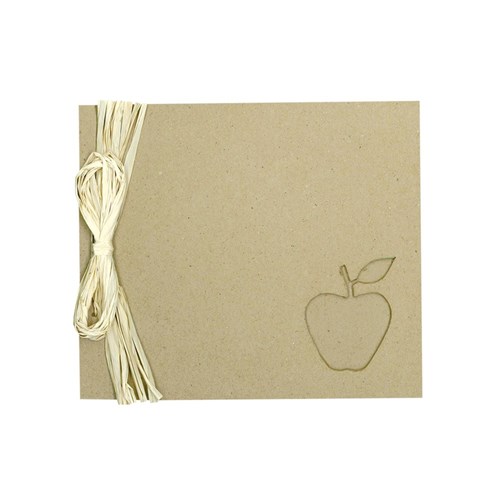 Papier Mache Scrapbook - Apple