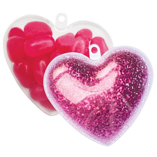 Clear Heart Ornament