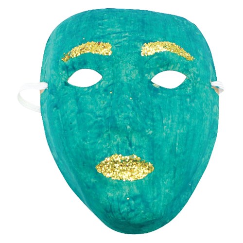 Papier Mache Face Mask - Pack of 10