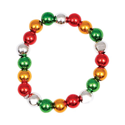 Christmas Metallic Pearl Beads - 150g Pack