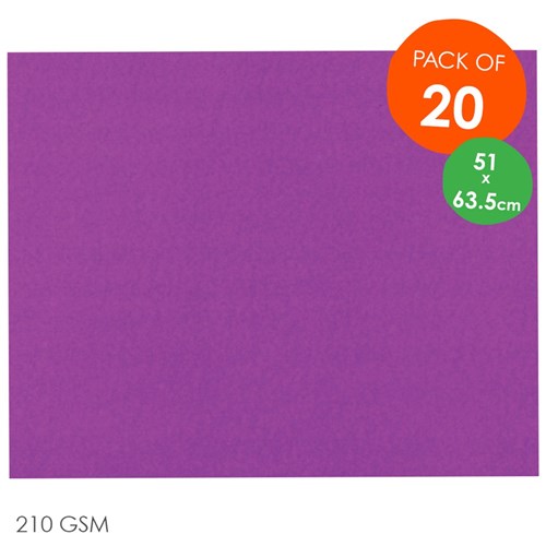 Quill MultiBoard - Lilac - 510 x 635mm - Pack of 20
