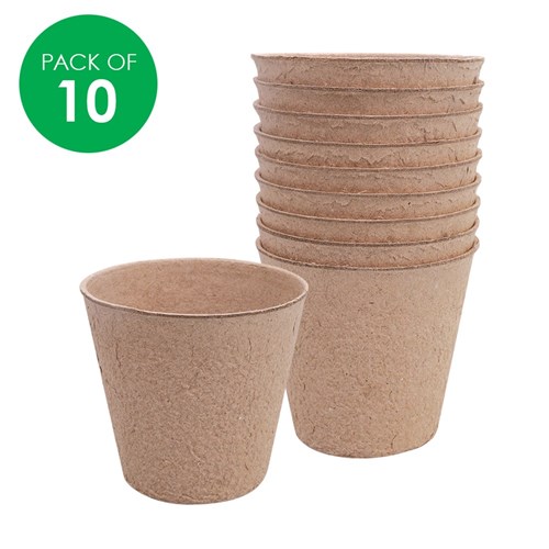 Recycled Paper Pots - Pack of 10