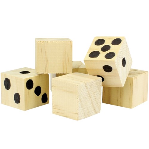 Wooden Cubes - Pack of 10