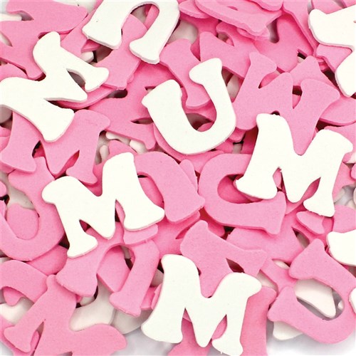 Foam MUM Letters - Pack of 300