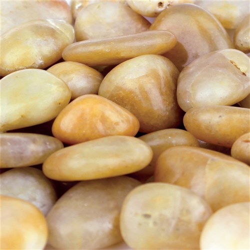 Polished Pebbles - Tan - 1kg Pack