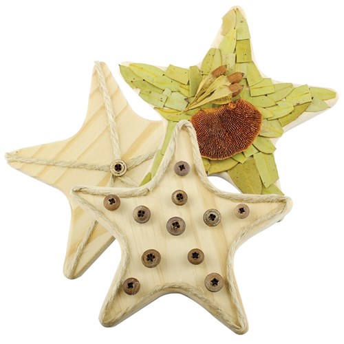 Wooden Stars - Pack of 50