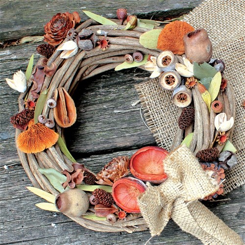 Wooden Vine Wreath