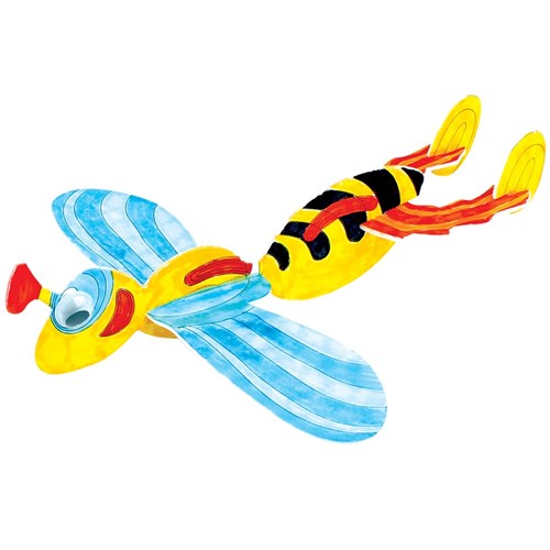 Colour-In Insect Gliders - Pack of 6