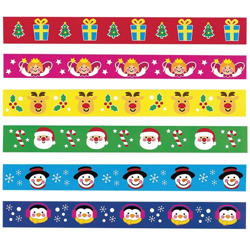 Christmas Paper Chains Pack Of 240 Collage Craft CleverPatch Art Craft Supplies