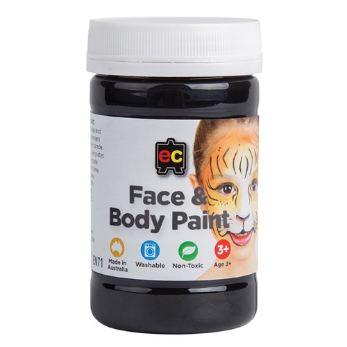 EC Face & Body Paint - Black - 175ml