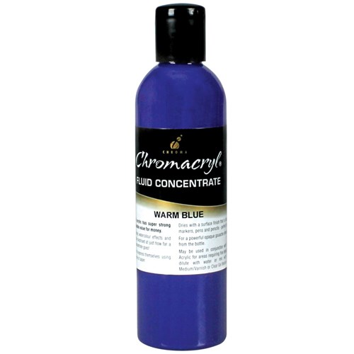 Chromacryl Fluid Concentrate - Warm Blue - 250ml