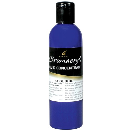 Chromacryl Fluid Concentrate - Cool Blue - 250ml