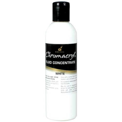 Chromacryl Fluid Concentrate - White - 250ml