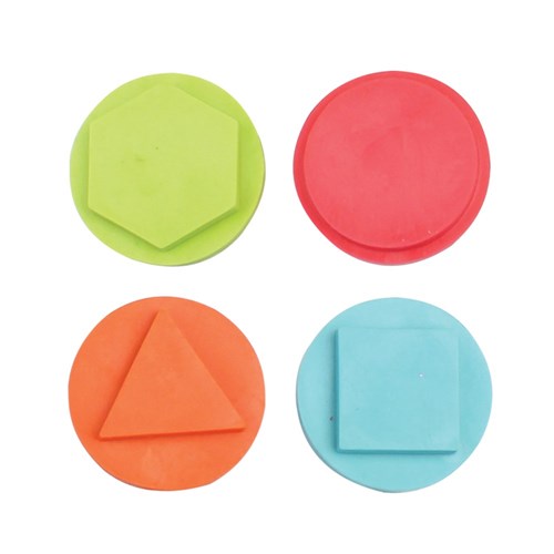 Easy Grip Geometric Stampers - Pack of 4