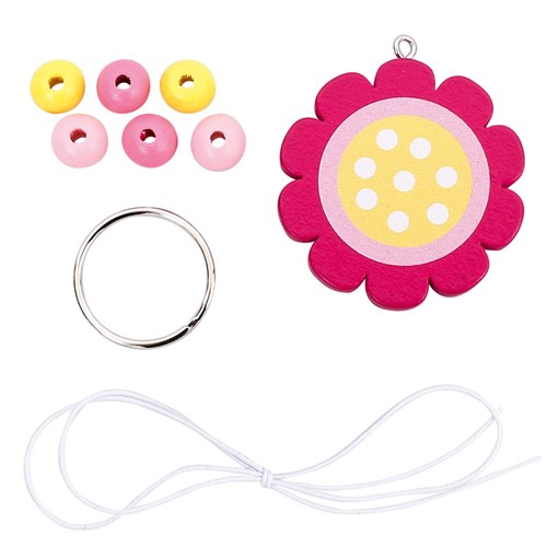 Flower Bead Keyring CleverKit