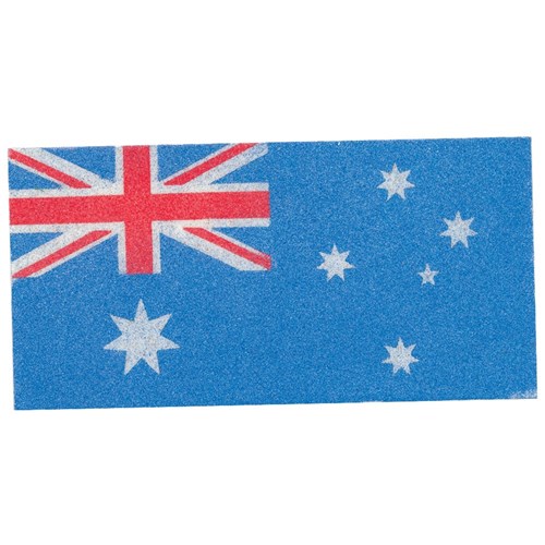 Australian Flag Sand Art Shapes - Pack of 20