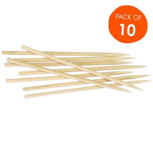 Scratch Board Wooden Tools - Pack of 10