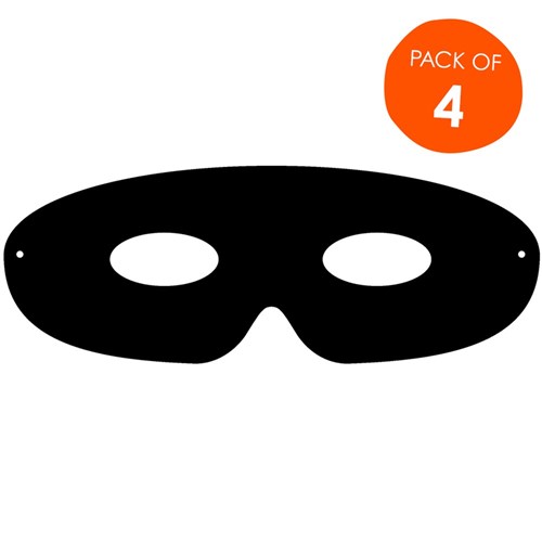 Scratch Board Masks - Pack of 4