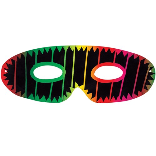 Scratch Board Masks - Pack of 4