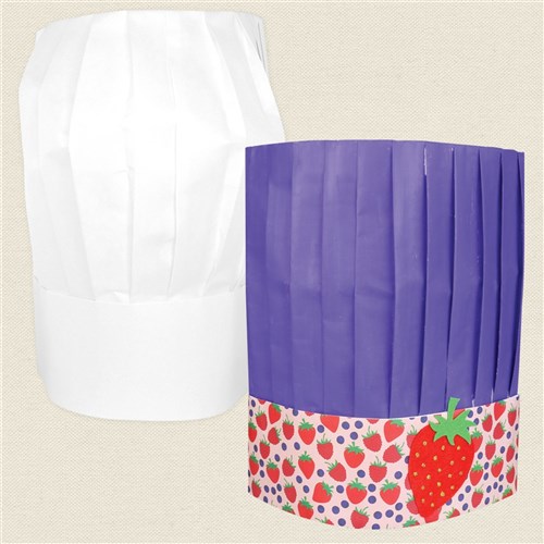 Chefs Hat - Pleated - Each