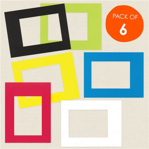 Bright Frames - Pack of 6