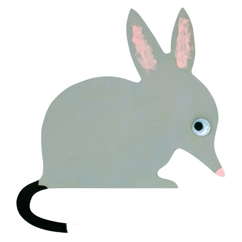 Wooden Bilby Shapes - Pack of 4