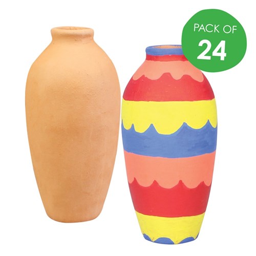 Terracotta Vase - Pack of 24