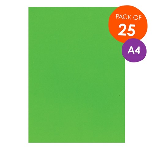 Cover Paper - Lime - A4 - Pack of 25