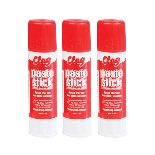Clag Paste Stick - 8g - Pack of 3