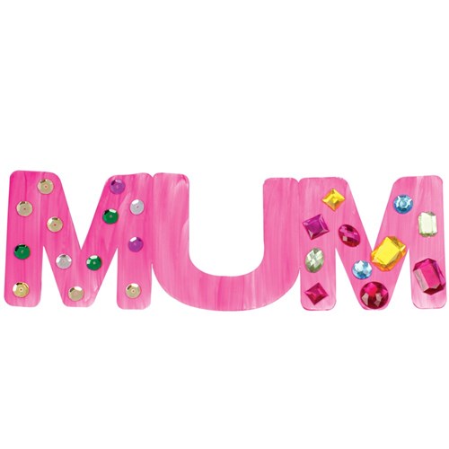 Cardboard MUM Cards - White - Pack of 5