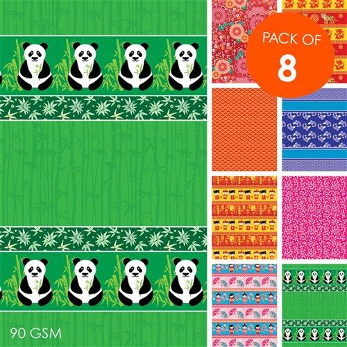 Discover Asia Craft Paper - Pack of 8